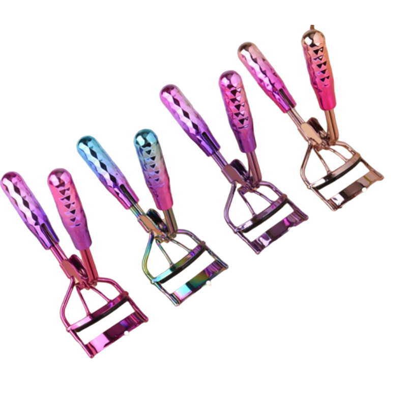 Multicolor Lashes Curler Tweezer Curling Clamp Cummer Bulky Eye Cosmetic Multicolor
