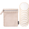 Reusable Makeup Remover Pads Eco-Friendly Cotton & Bamboo Rounds for Toner & Exfoliants
