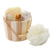 Bath Set Loofah Skincare Kit Brush Cleaner Tool Spa Gift Box