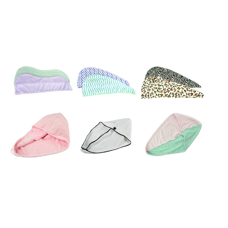Hair-Drying Caps Supple Coral Fleece Hair-Drying Towels Absorbent Drying Hair Hats
