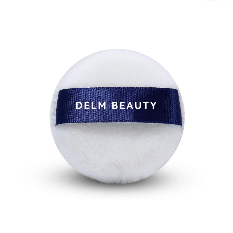 Double-Sided Velvet Round Puff Plush Makeup Puff