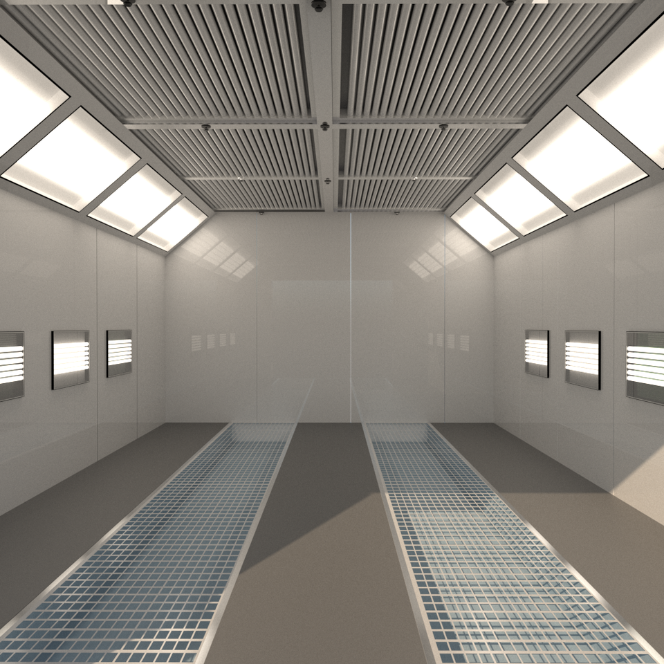 CE Approve  Spray Booth