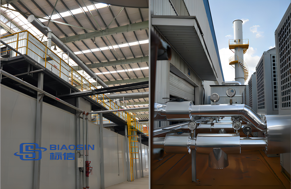 Steel Profile Paint Line Metal Fabrication Paint Booth Spray Painting Production Line