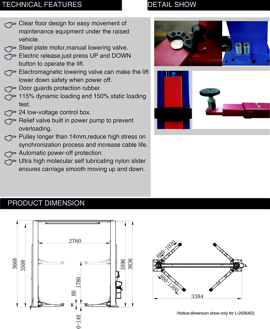 F-678Lifting machine