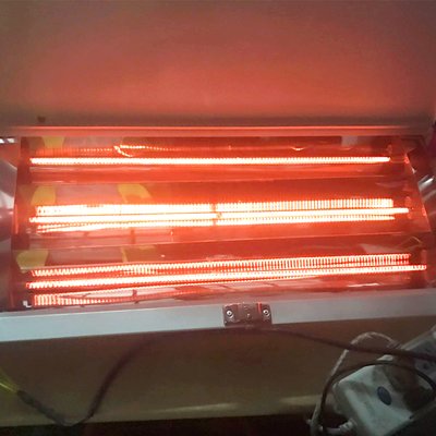 Infrared paint baking lamp