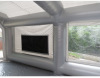 Inflatable spray booth