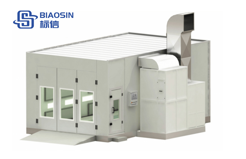 Endothermic Heating Panel Spray Booth for Water Paint