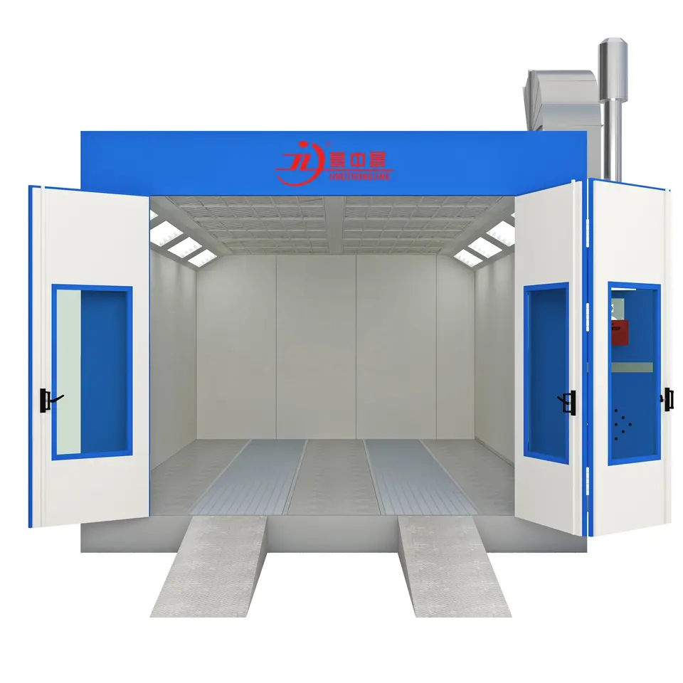 Paint spraying and baking room