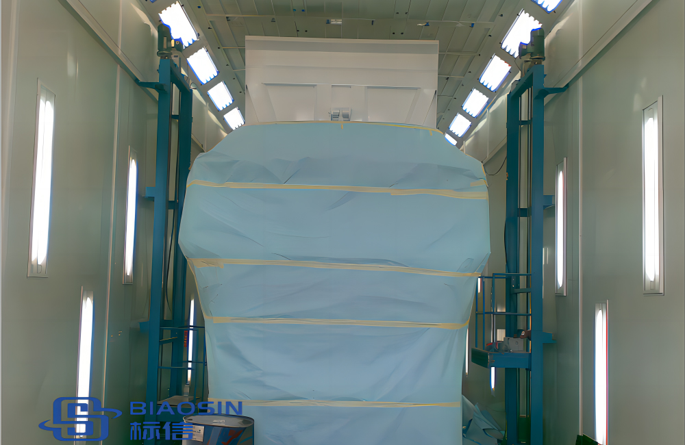 South African Big Spray Booth Project Custom Industrial Paint Spray Booth
