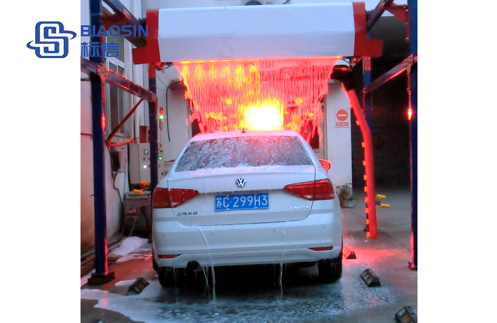 PLC Control Touchless Car Wash Cleaning Machine