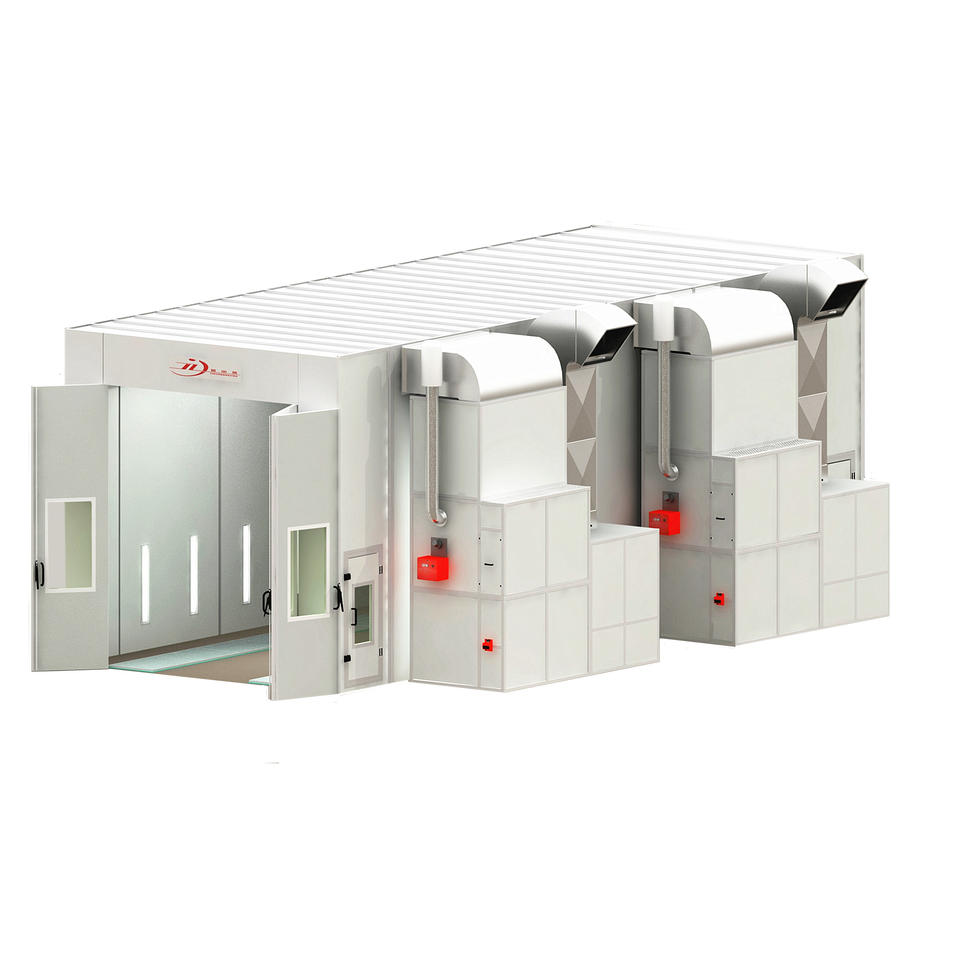 Good Quality  Semi Down Draft Spray Booth Paint Room With Infrared Light JZJ-9800