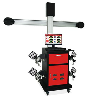 3D four-wheel aligner
