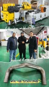Record of On-site Inspection by Foreign Guests for the STM Tube Bending Machine!