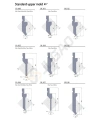 Detailed Dimensions of Upper and Lower Dies for Bending Machines