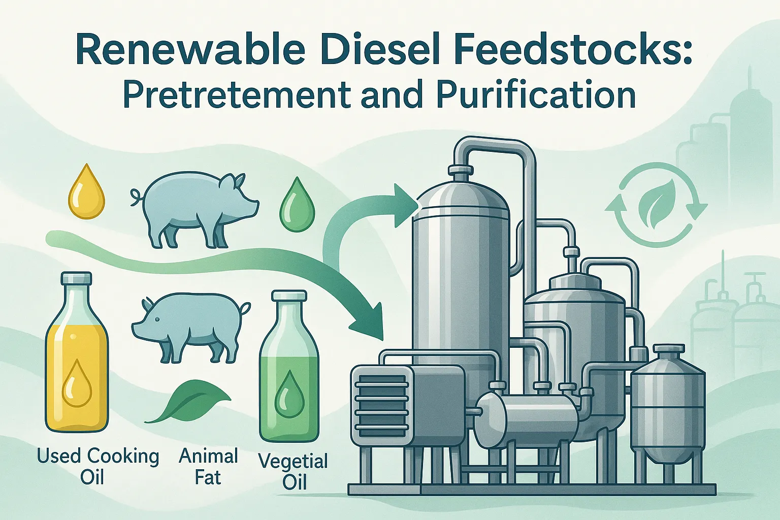 Materias primas para diésel renovable: pretratamiento y purificación