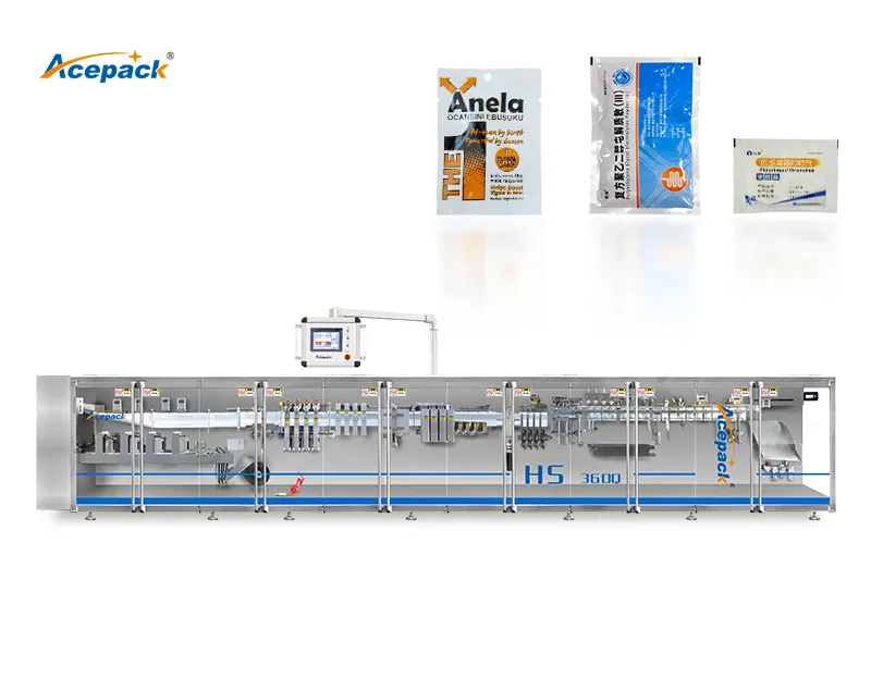 Máquina de Empaquetado de Sobres Gemelos de Alta Velocidad