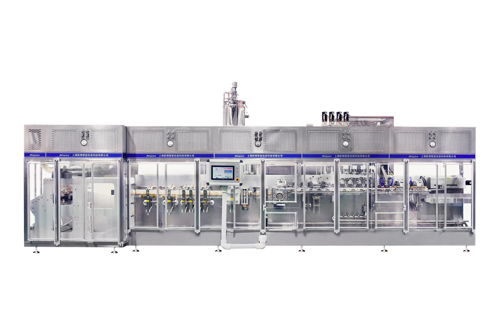 Máquina de envasado de productos lácteos ultra limpios