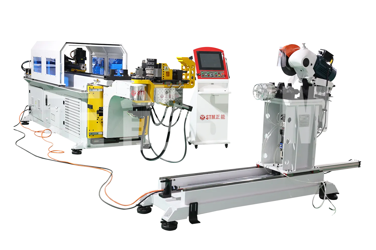 三维数控全自动弯管机STB-38CNC-4A全自动弯管机带切割
