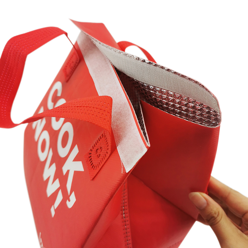 Thermal Insulated cheap heatsealed Cooler Bags for take-away food takeout cooler bag Insulated Hot and Cold Bags - JR22IC05