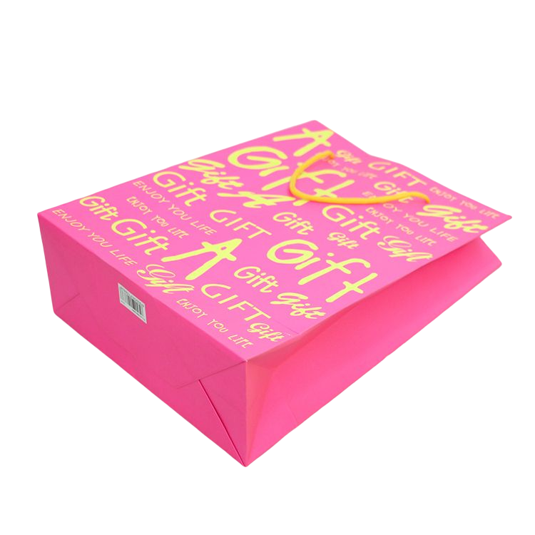 hot sale low cost luxury clothing packaging small jewelry gift paper bag printed logo with handle - PA23R006