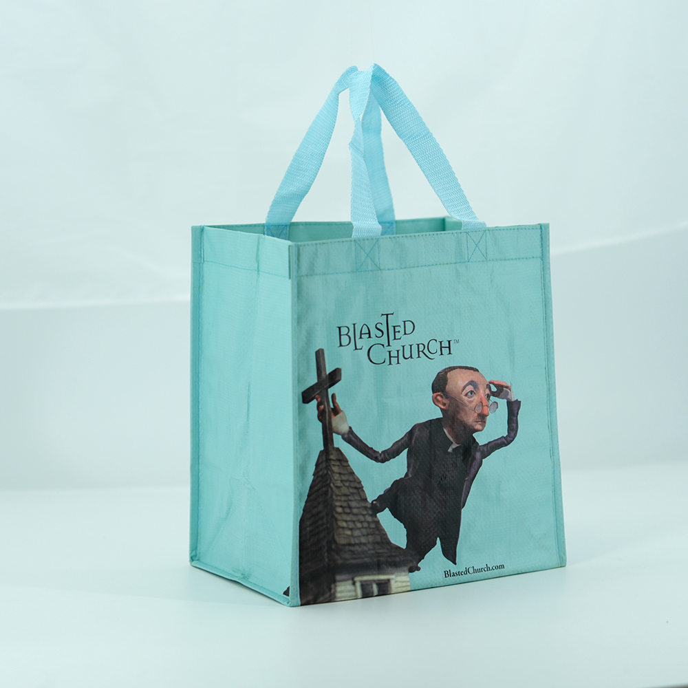 6 bottle laminted pp woven strong wine bag - WB-2304