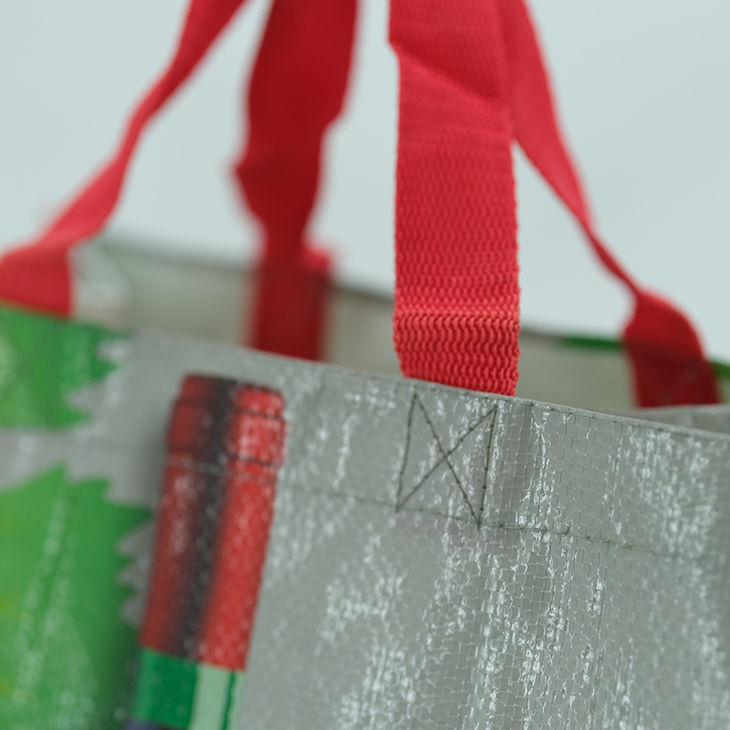 PP woven with full color printing strong wine bags for 6 bottle -  WB-2303