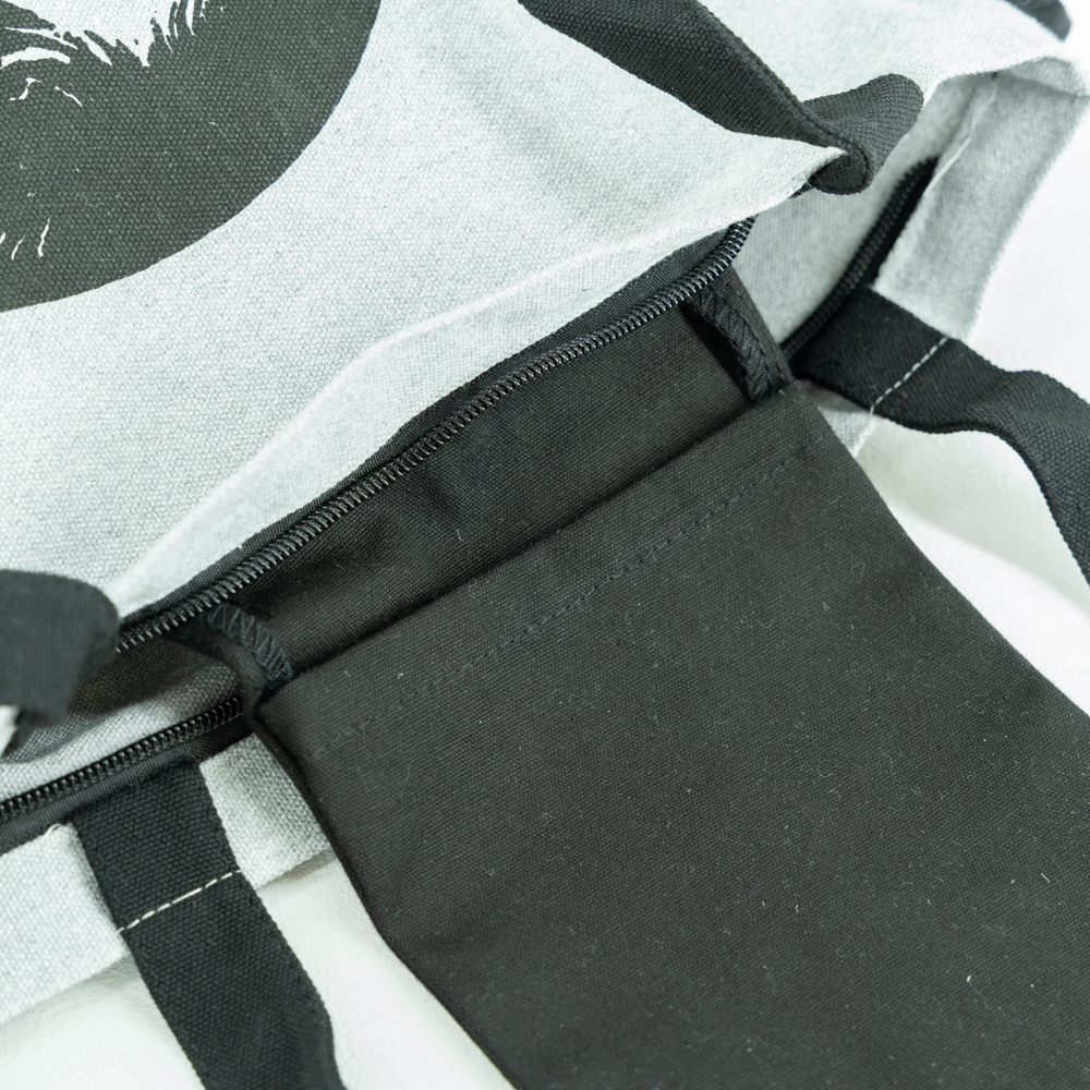 Pocket Inside Dual Purpose Canvas Tote shoulder Bag - CT23A006