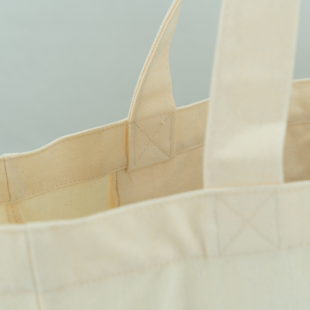 Beer design Organic Cotton  Tote Bag with side pocket - CT23A004
