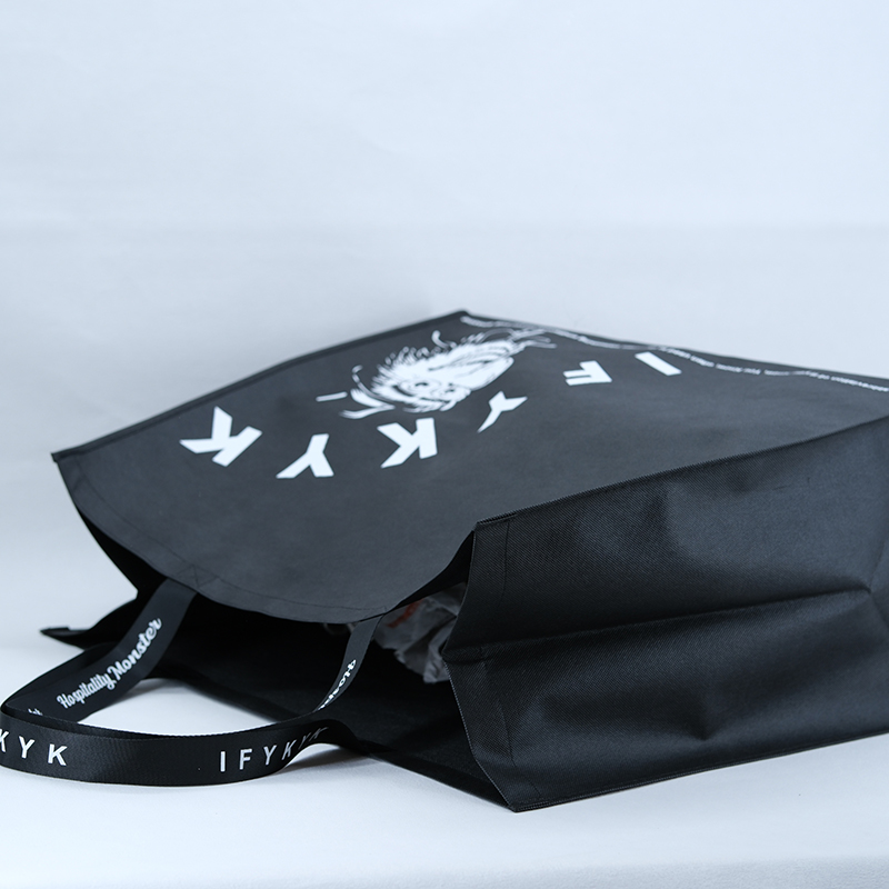 Factory Cheap Big Size Black Non woven Tote bags - NWG-2307