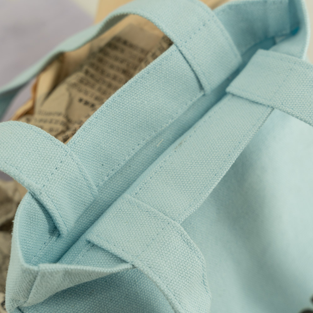 Mini small cute cotton canvas bag for milk tea shop - RG23R012