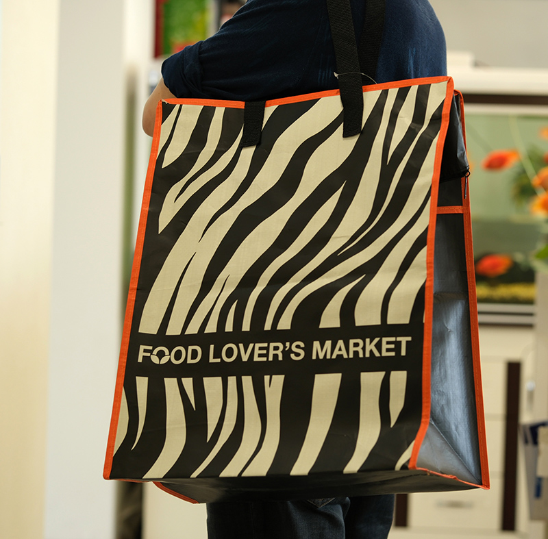 Leopard & Zebra Print RECYCLED TAXI BAG - SP23A002
