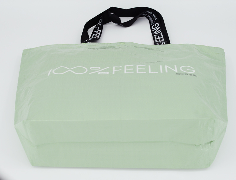 Customized reusable tote shopping bag recycled eco non woven bag with logo -