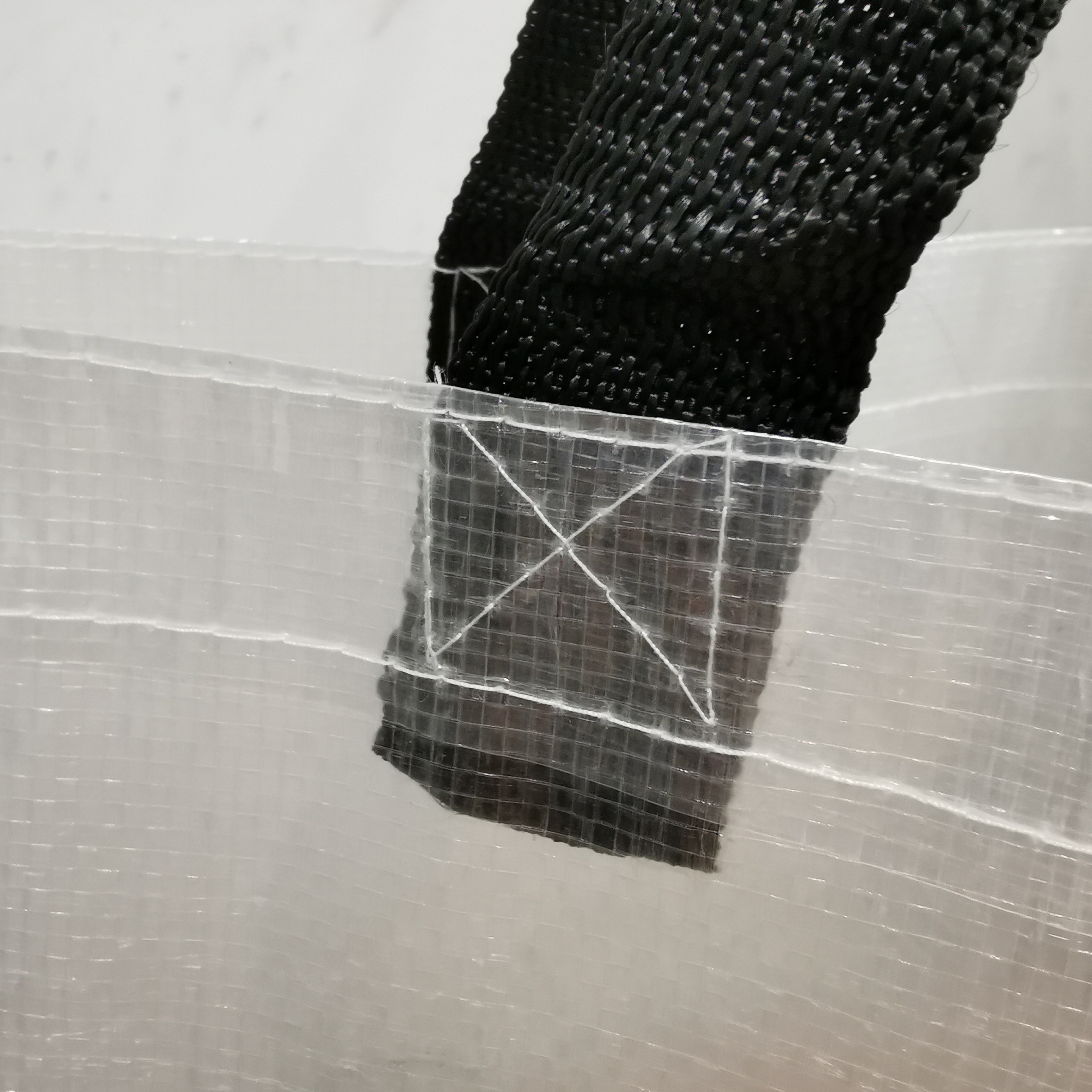 Customized printing extra large reusable shopping tote transparent pp woven bag recyclable laminated pp woven bag ADK-2101