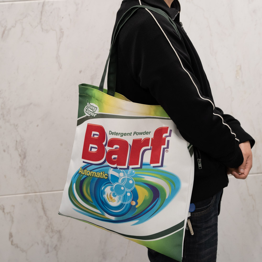 Multicolor Tote canvas bag with sublimation printing - CT23R009