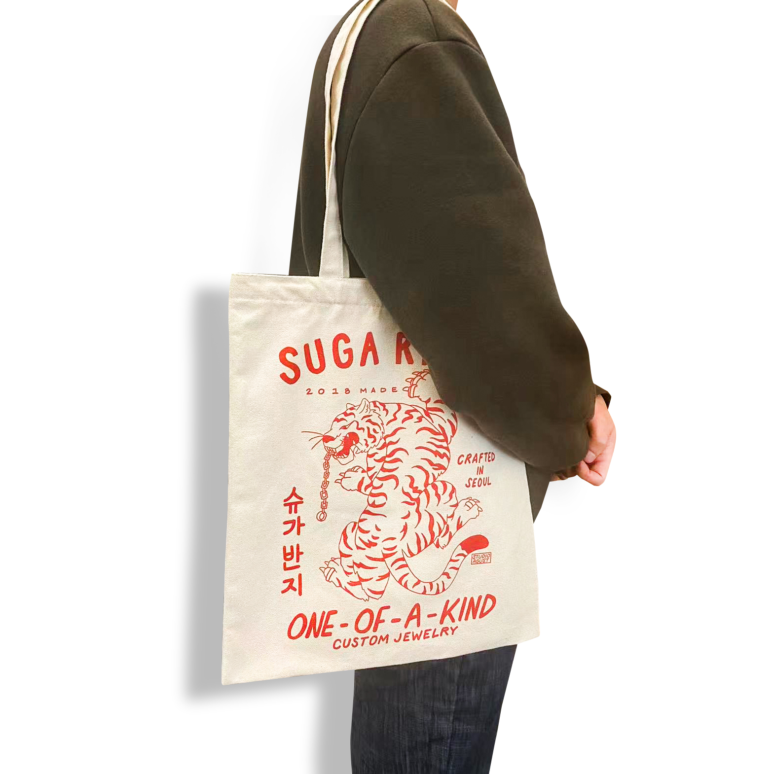 SUGA RINGS Animal Pattern Popular Cotton Bag