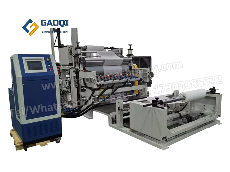 Full automatic eva hot melt spray coating laminating machine for shade cloth sofa cloth film curtain materials
