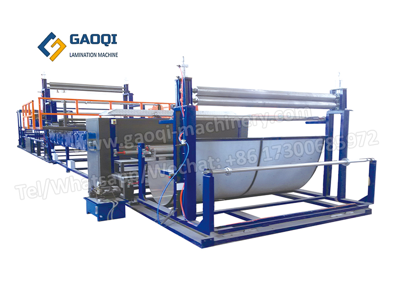 Hot melt glue spray laminating machine