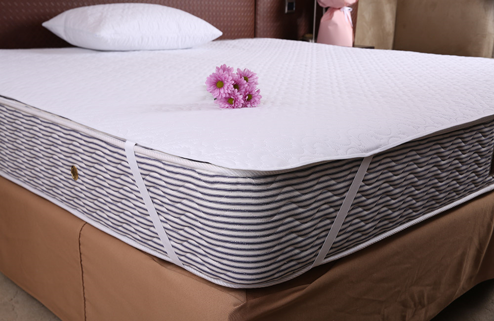 Quilted Microfiber Mattress Protector With Anchor Bands company Tex