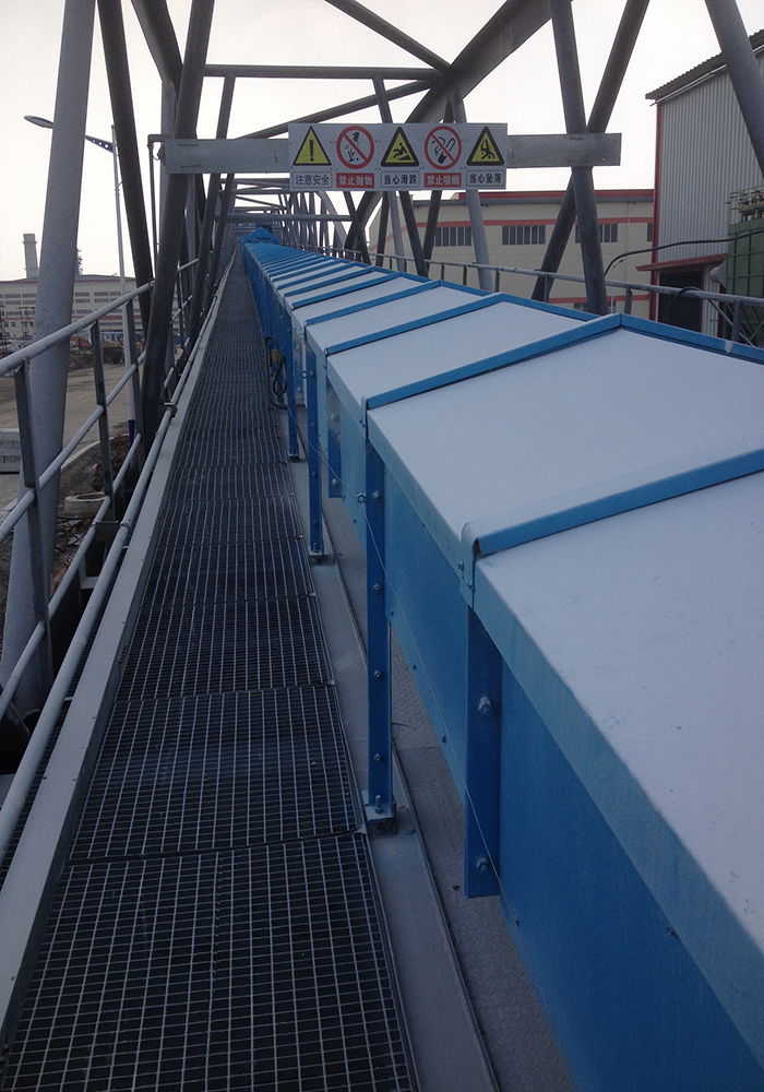 Chain conveyor for biomass pellets