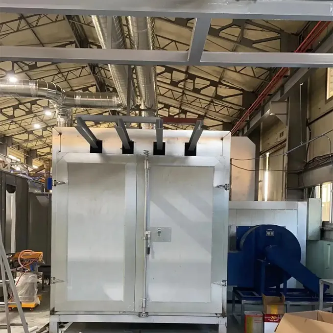 gas powder coat oven