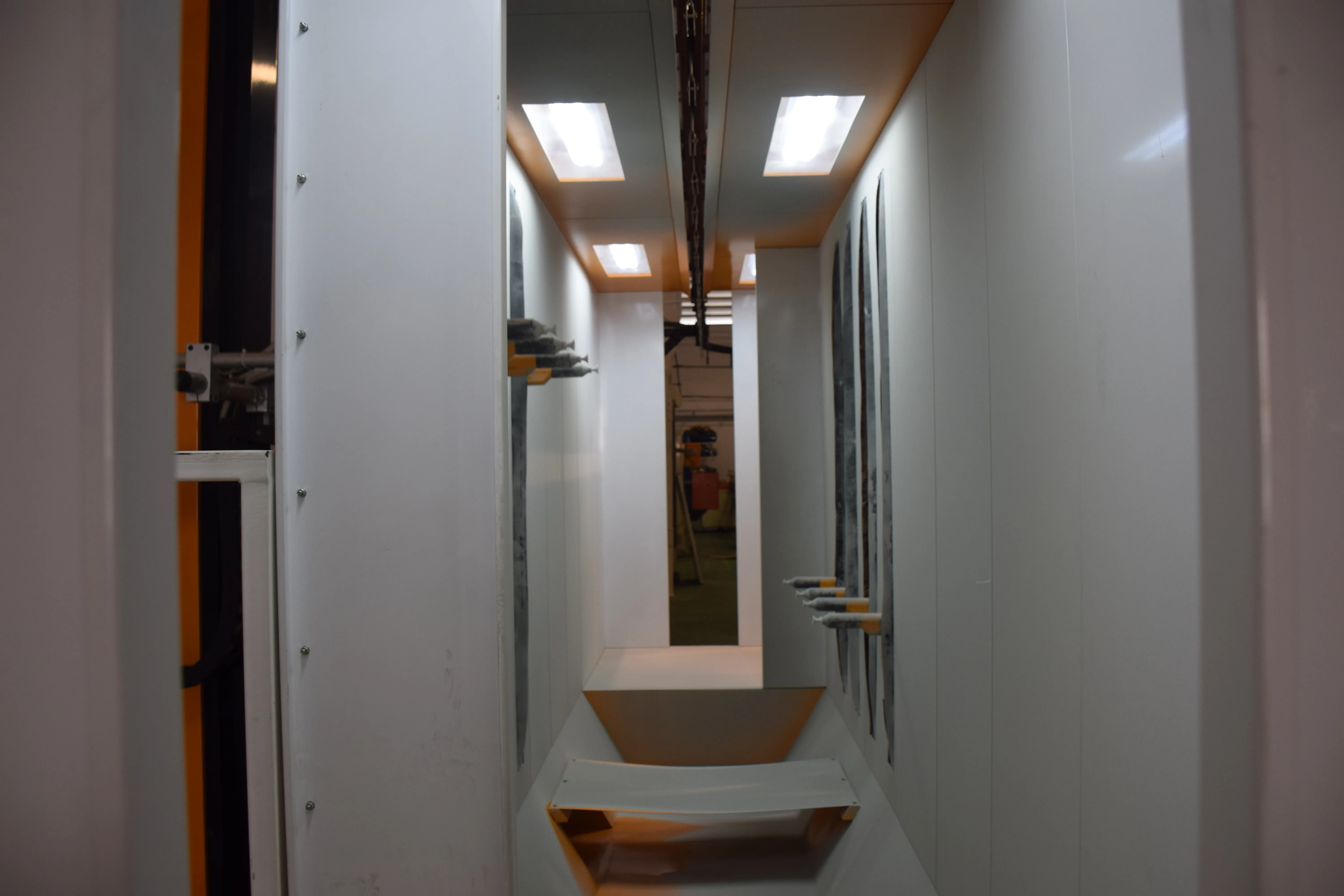 Semi-automatic Powder Coating Plant (Automatic Cyclone Booth & Trolley Oven)