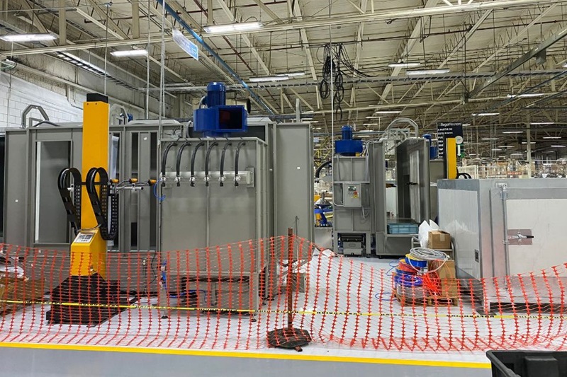 Automatic Powder Coating Booth