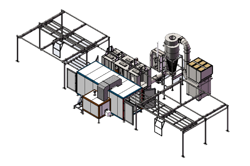 Semi-automated Powder Coating Line for Metal Chairs (built in Ethiopia ...