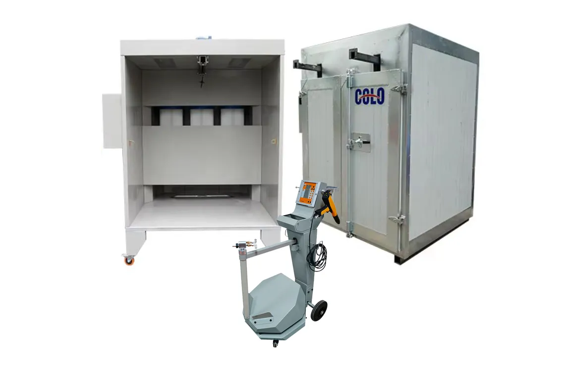 professional powder coating system