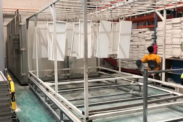 powder coating oven for plates