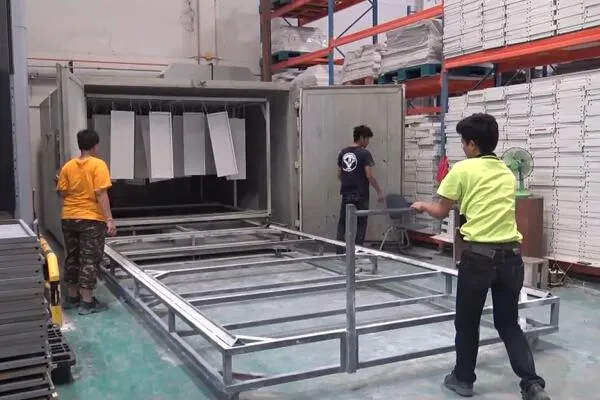 Semi-automatic Powder Coating Plant