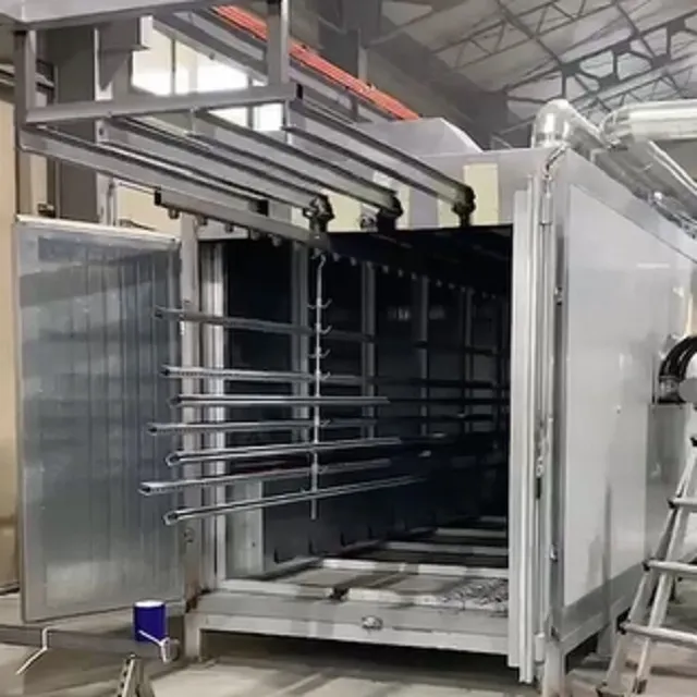 aluminium powder coating oven