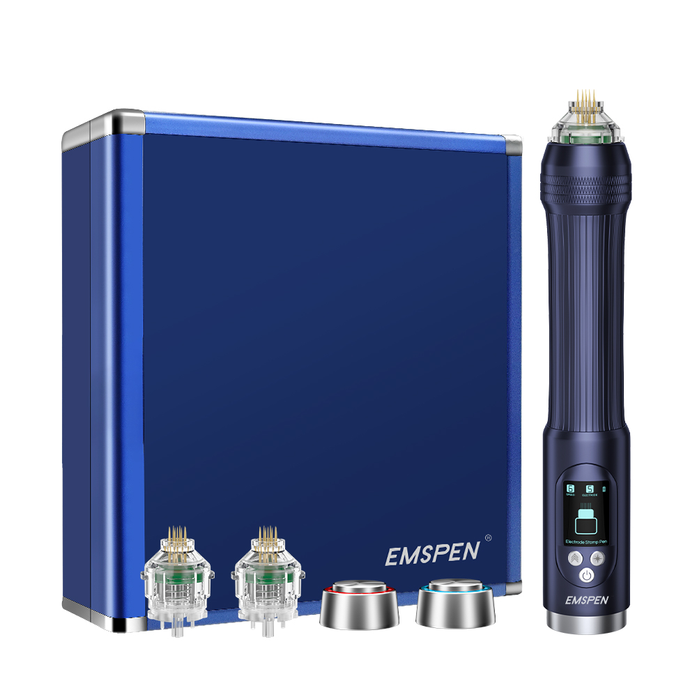 Elektrodenbetriebenes Microneedling Derma Pen Microcurrent RF LED Persönliches Schönheitsgerät