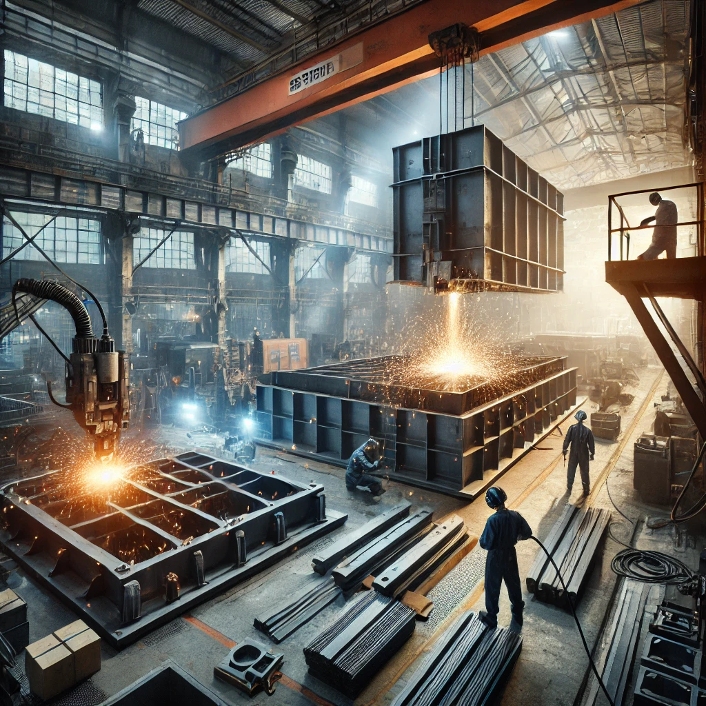 Steel Fabrication Frames for Construction