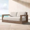 2025 Luxury Style Solid All Weather Teak Furniture Terrace Leisure Room Modern Sofa Sofa
